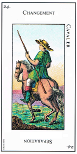 24 CHEVALIER DE BÂTON（棒の騎士）Cavalier 騎士